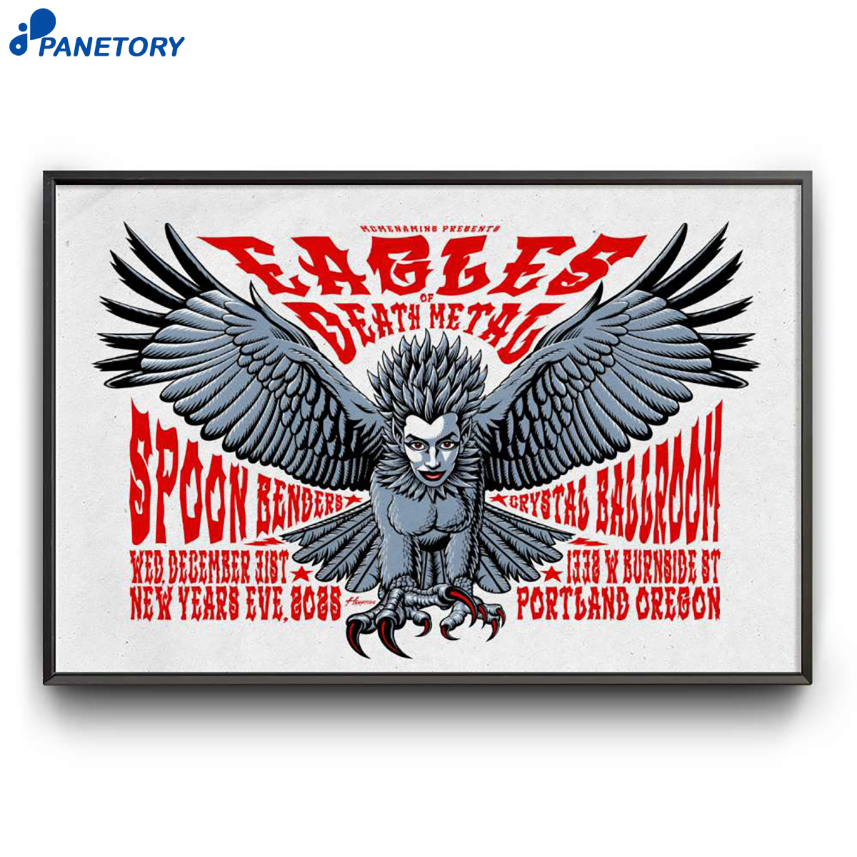 Eagles Of Death Metal Portland Or Nye Dec 31 2025 Poster 2 Eagles Of Death Metal Portland Or Nye Dec 31 2025 Poster