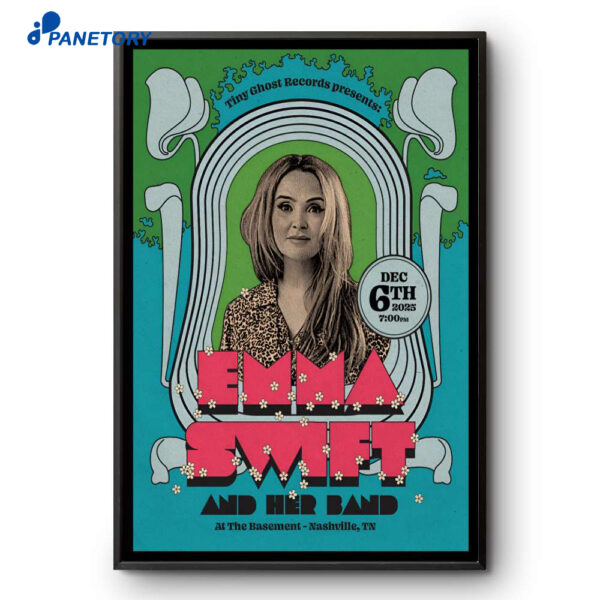 Emma Swift The Basement Nashville TN Dec 6 2025 Poster