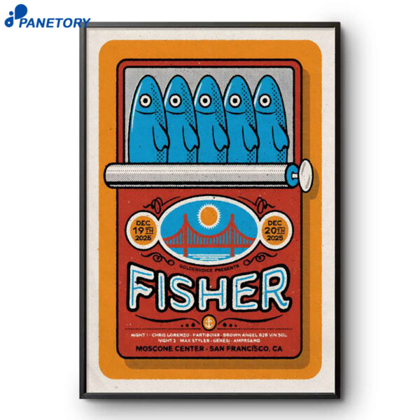 Fisher San Francisco CA Dec 19-20 2025 Poster