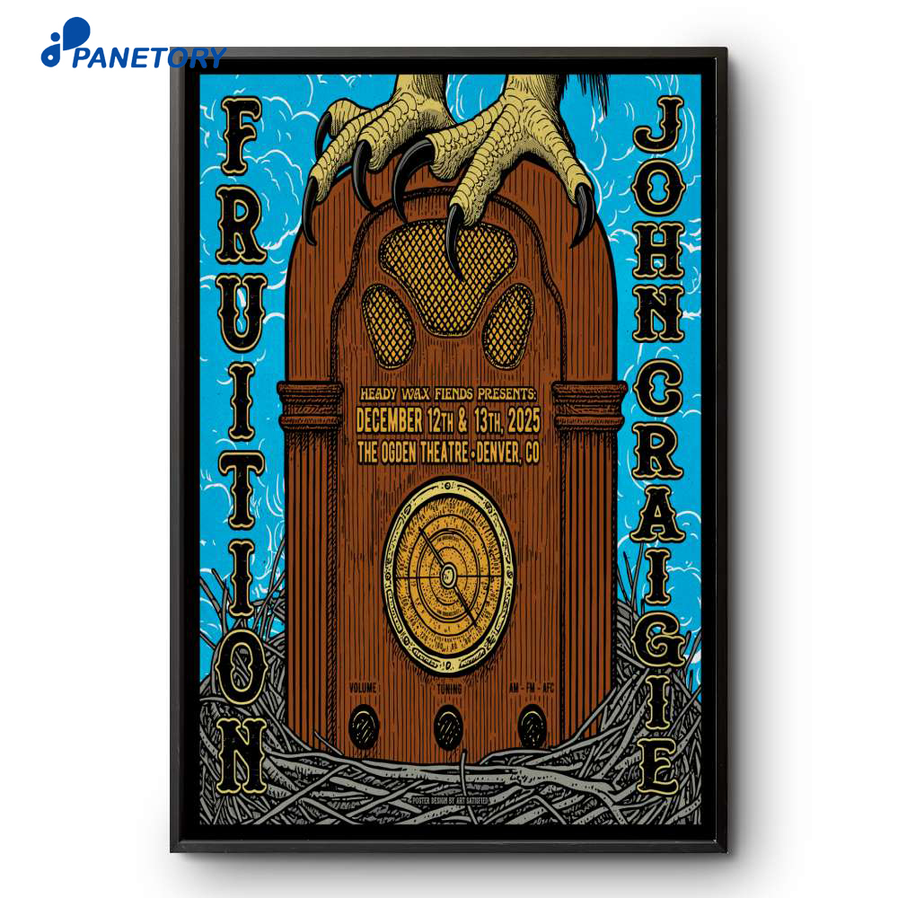 Fruiton And John Craigie Ogden Theatre Denver Co Dec 12 - 13 2025 Poster 2 Fruiton And John Craigie Ogden Theatre Denver Co Dec 12-13 2025 Poster
