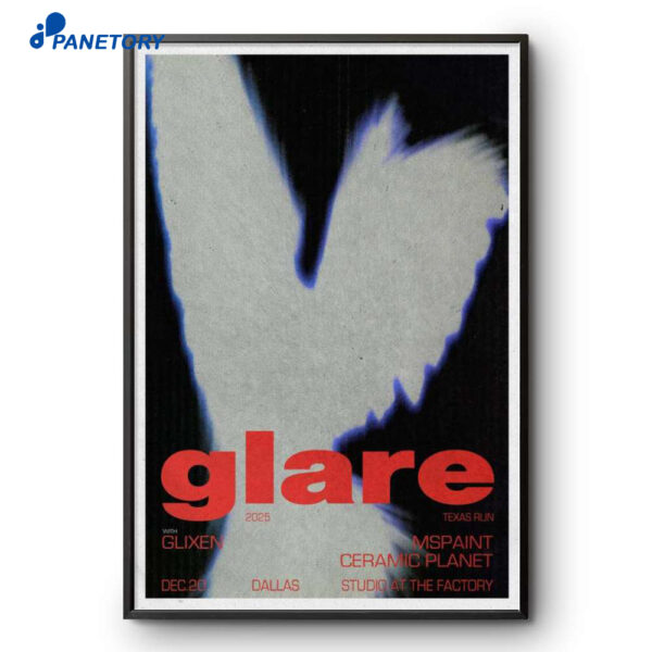 Glare Dallas Dec 20 2025 Poster