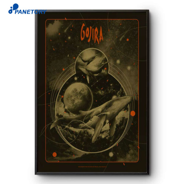 Gojira Nice France Dec 8 2025 Poster