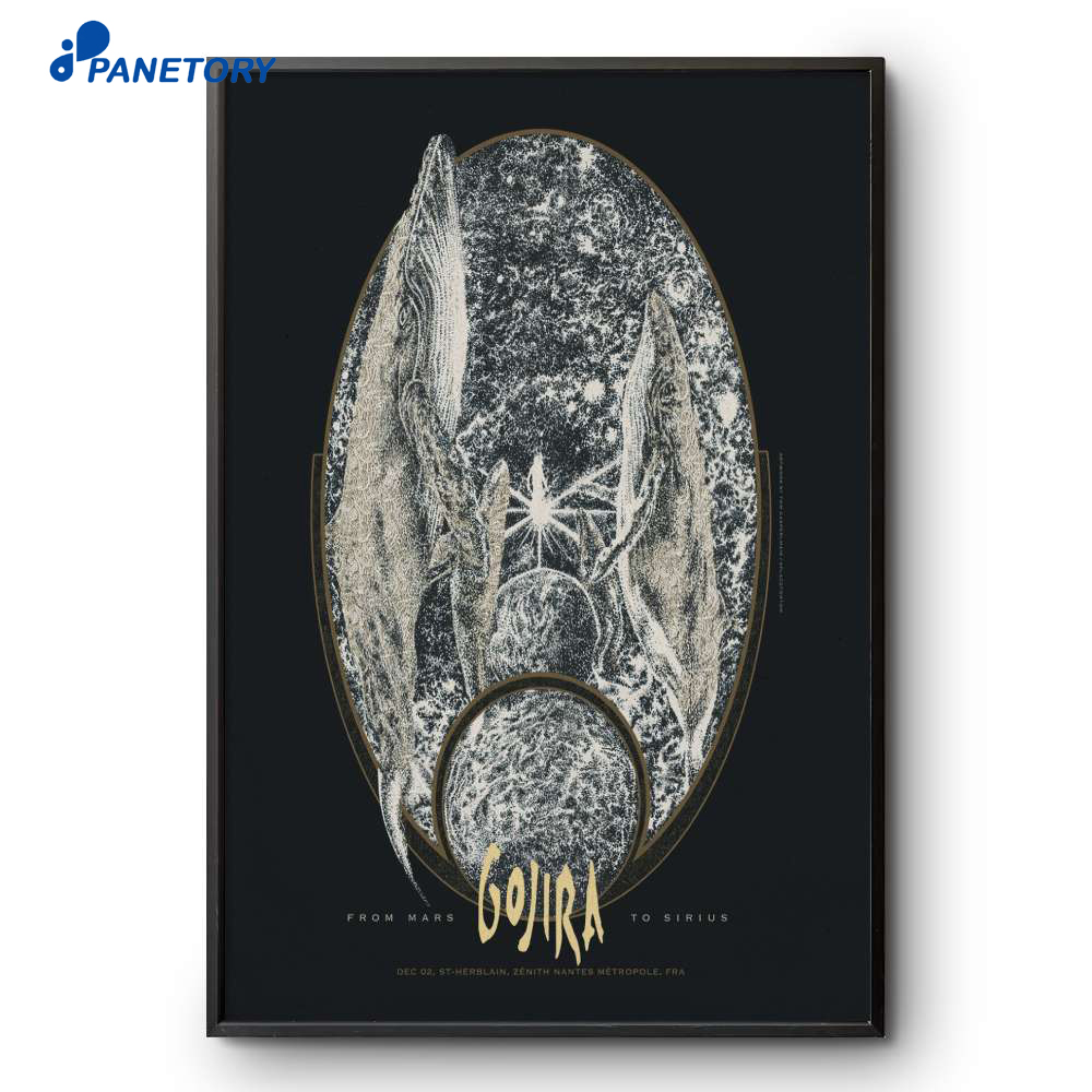 Gojira Saint-Herblain France Dec 2 2025 Poster 2 Gojira Saint-Herblain France Dec 2 2025 Poster