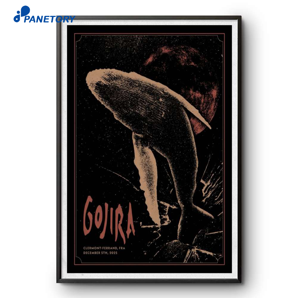 Gojira Zenith De Clermont-Ferrand 5 Dec 2025 Poster 2 Gojira Zenith De Clermont-Ferrand 5 Dec 2025 Poster