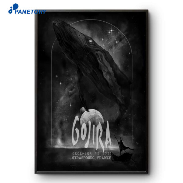 Gojira Zenith De Strasbourg France Dec 12 2025 Poster