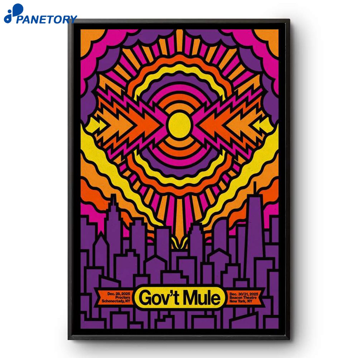 Gov'T Mule Schenectady Ny Dec 28 2025 Poster 2 Gov'T Mule Schenectady Ny Dec 28 2025 Poster