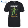 Green Day Celebrate 20th Anniversary Warning 25 Album Shirt
