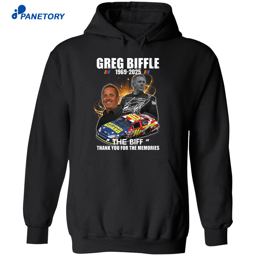Greg Biffle 1969 2025 The Biff Thank You For The Memories Shirt 7 Greg Biffle 1969 2025 The Biff Thank You For The Memories Shirt 2
