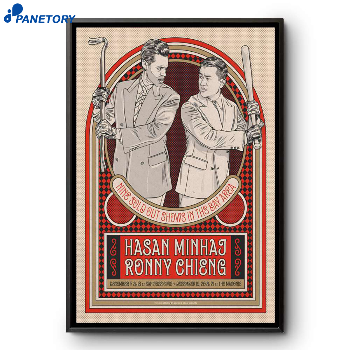 Hasan Minhaj And Ronny Chieng The Masonic San Francisco Ca Dec 20-21 2925 Poster 2 Hasan Minhaj And Ronny Chieng The Masonic San Francisco Ca Dec 20-21 2025 Poster