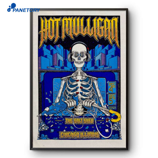 Hot Mulligan Chicago Dec 4 -5 2025 Poster