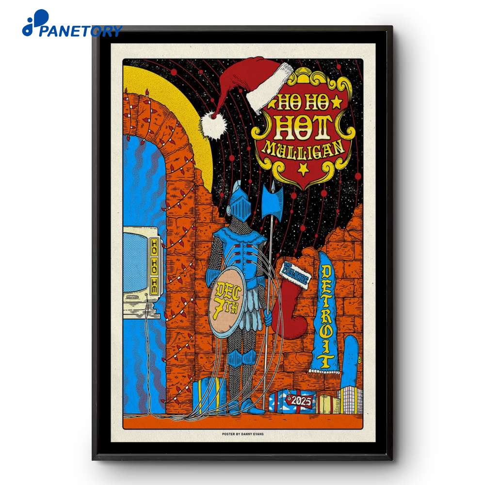 Hot Mulligan The Fillmore Detroit Dec 7 2025 Poster 2 Hot Mulligan The Fillmore Detroit Dec 7 2025 Poster