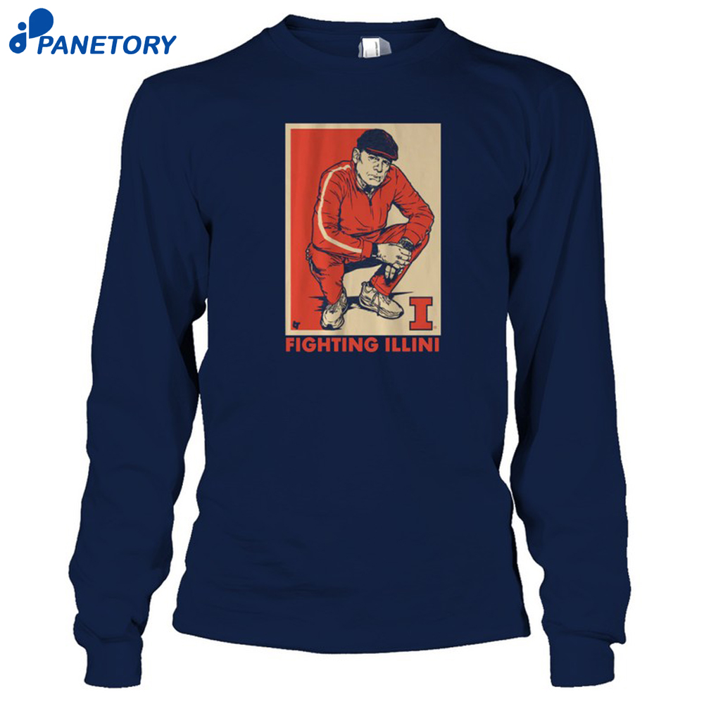 Illinois Basketball Track Suit Coach Underwood Shirt 6 Illinois Basketball Track Suit Coach Underwood Shirt 2