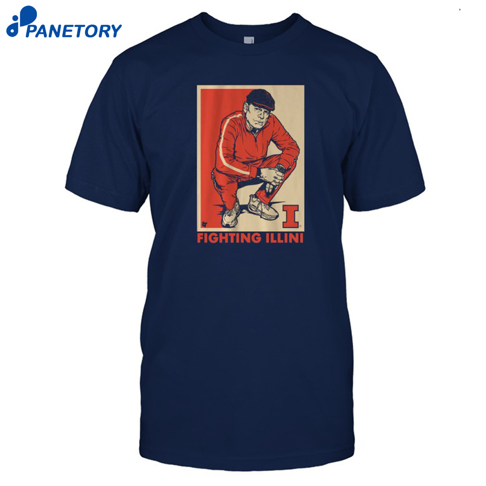 Illinois Basketball Track Suit Coach Underwood Shirt 8 Illinois Basketball Track Suit Coach Underwood Shirt