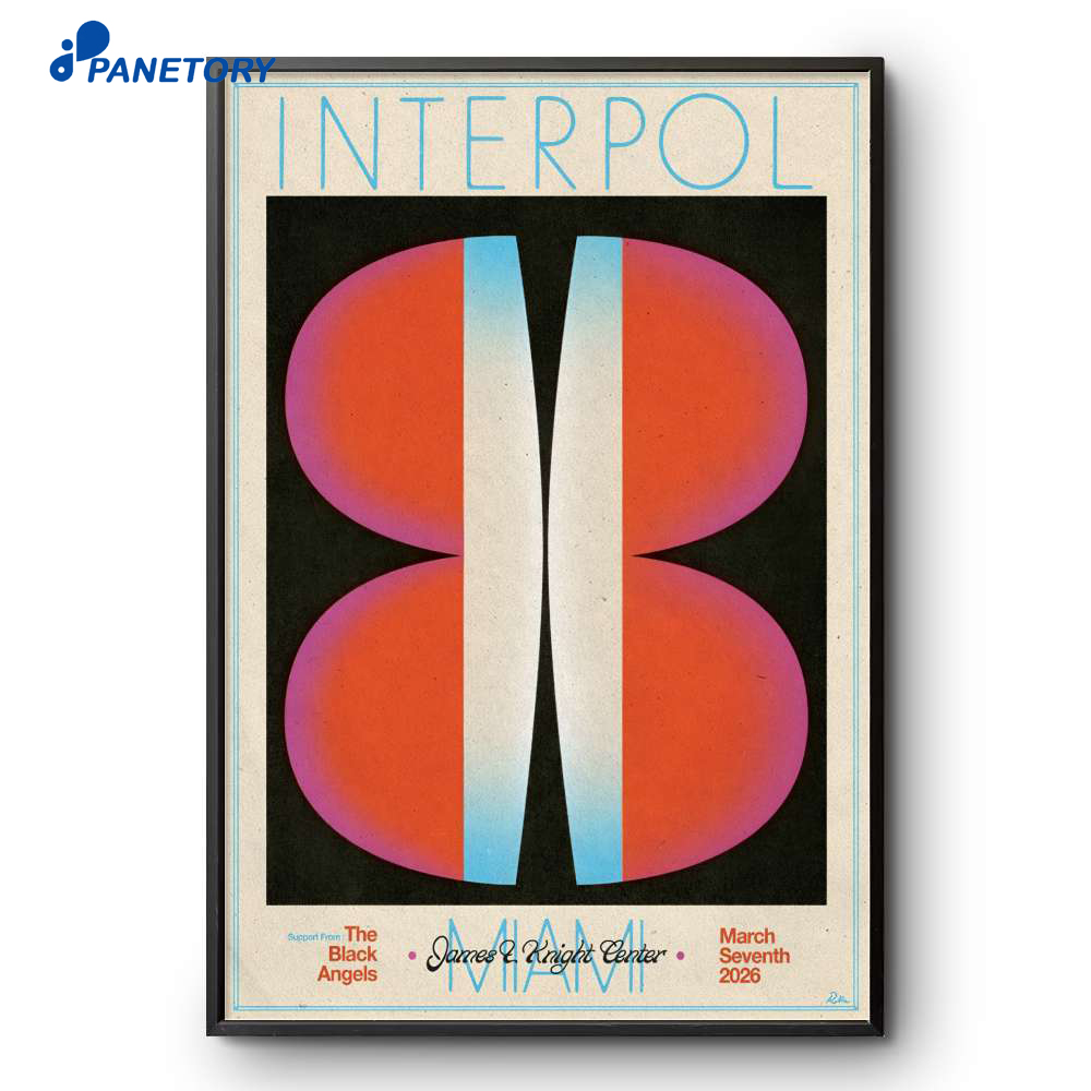 Interpol Miami Fl Mar 7 2026 Poster 2 Interpol Miami Fl Mar 7 2026 Poster