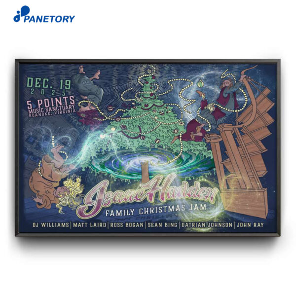 Isaac Hadden 5 Points Music Sanctuary Roanoke VA Dec 19 2025 Poster