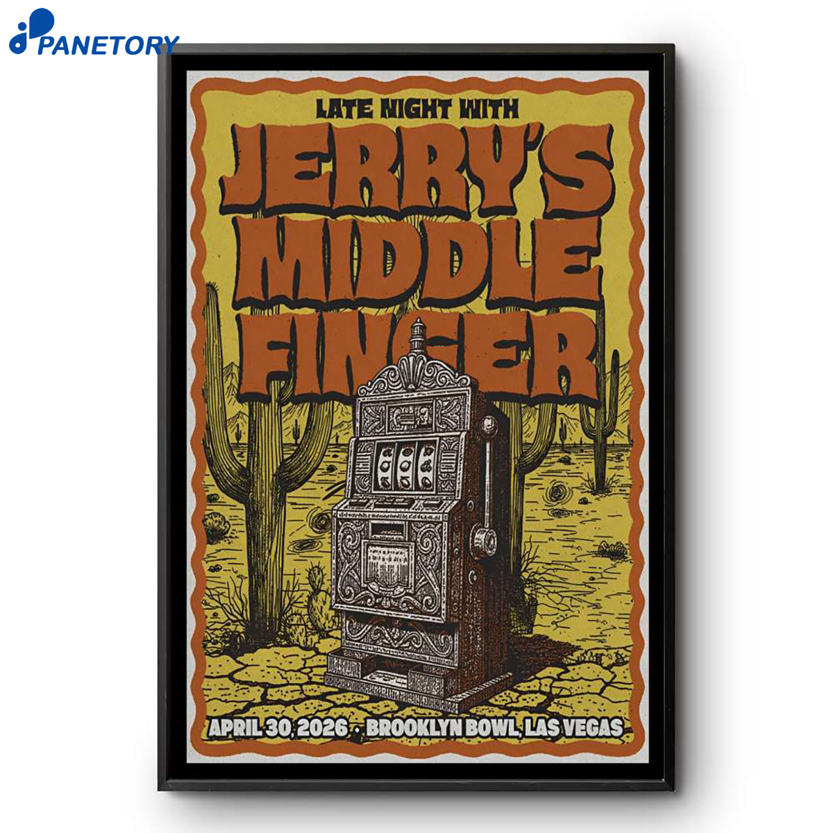 Jerry'S Middle Finger Brooklyn Bowl Las Vegas Nv Apr 30 2026 Poster 2 Jerry'S Middle Finger Brooklyn Bowl Las Vegas Nv Apr 30 2026 Poster