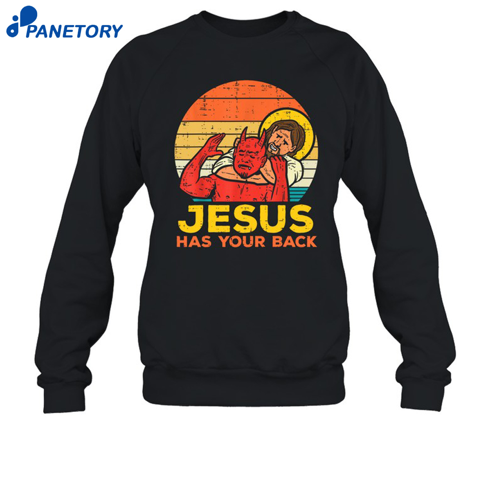 Jesus Has Your Back Jiu Jitsu Shirt 6 Jesus Has Your Back Jiu Jitsu Shirt 2
