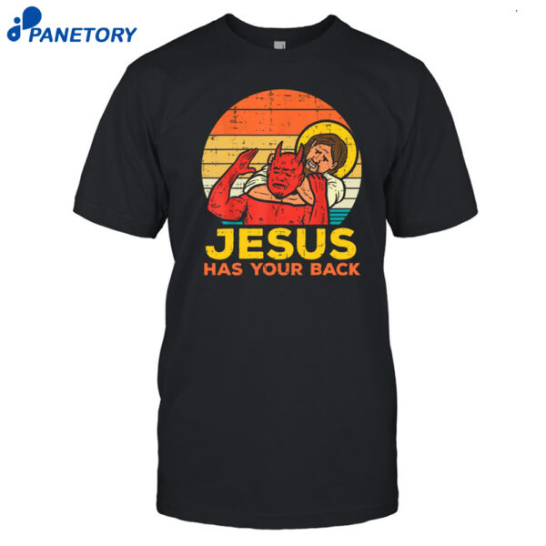 Jesus Has Your Back Jiu Jitsu Shirt