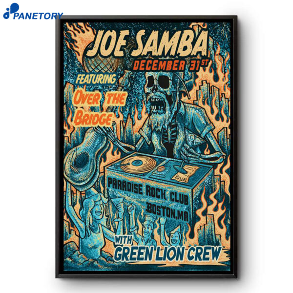 Joe Samba Boston Ma Nye Dec 31 2025 Poster