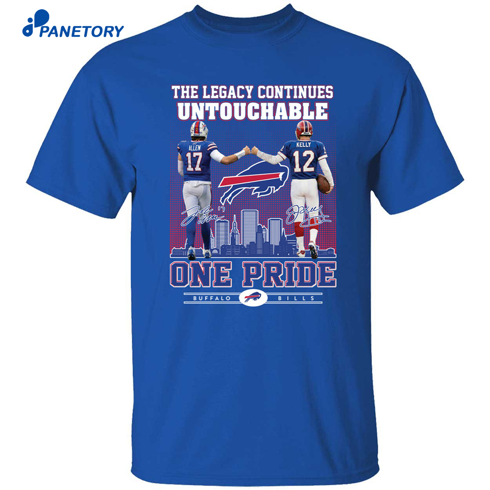 Josh Allen Jim Kelly The Legacy Continues Untouchable One Pride Shirt 8 Josh Allen Jim Kelly The Legacy Continues Untouchable One Pride Shirt