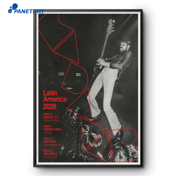 Kadavar Latin America Shows 2026 Poster