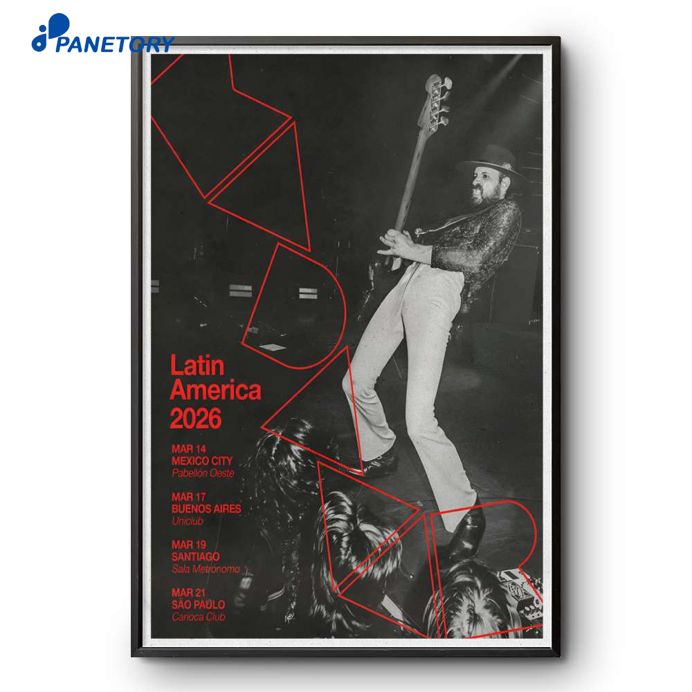 Kadavar Latin America Shows 2026 Poster 2 Kadavar Latin America 2026 Shows Poster