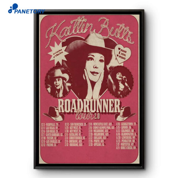 Kaitlin Butts Roadrunner Tour 2025-2026 Poster