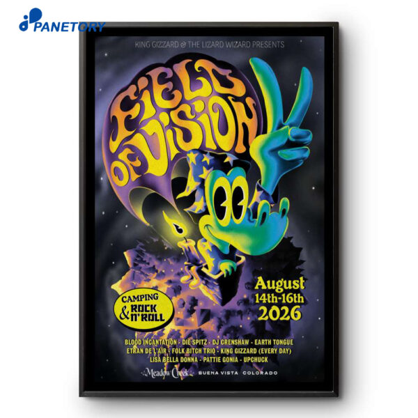 King Gizzard And The Lizard Wizard Event Buena Vista Co Aug 14-16 2026 Poster