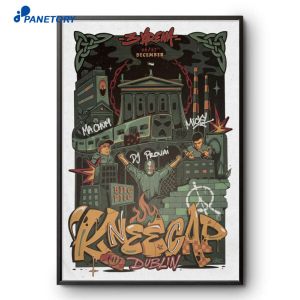 Kneecap Event Dublin Ireland 3arena Dec 16-17 2025 Poster