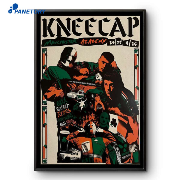 Kneecap Manchester UK Nov 28-29 2025 Poster