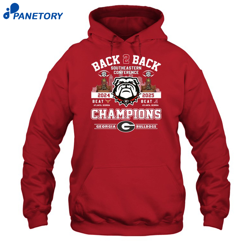 Limited Edition Bulldogs B2B Sec Champs2 Shirt 7 Limited Edition Bulldogs B2B Sec Champs2 Shirt 1