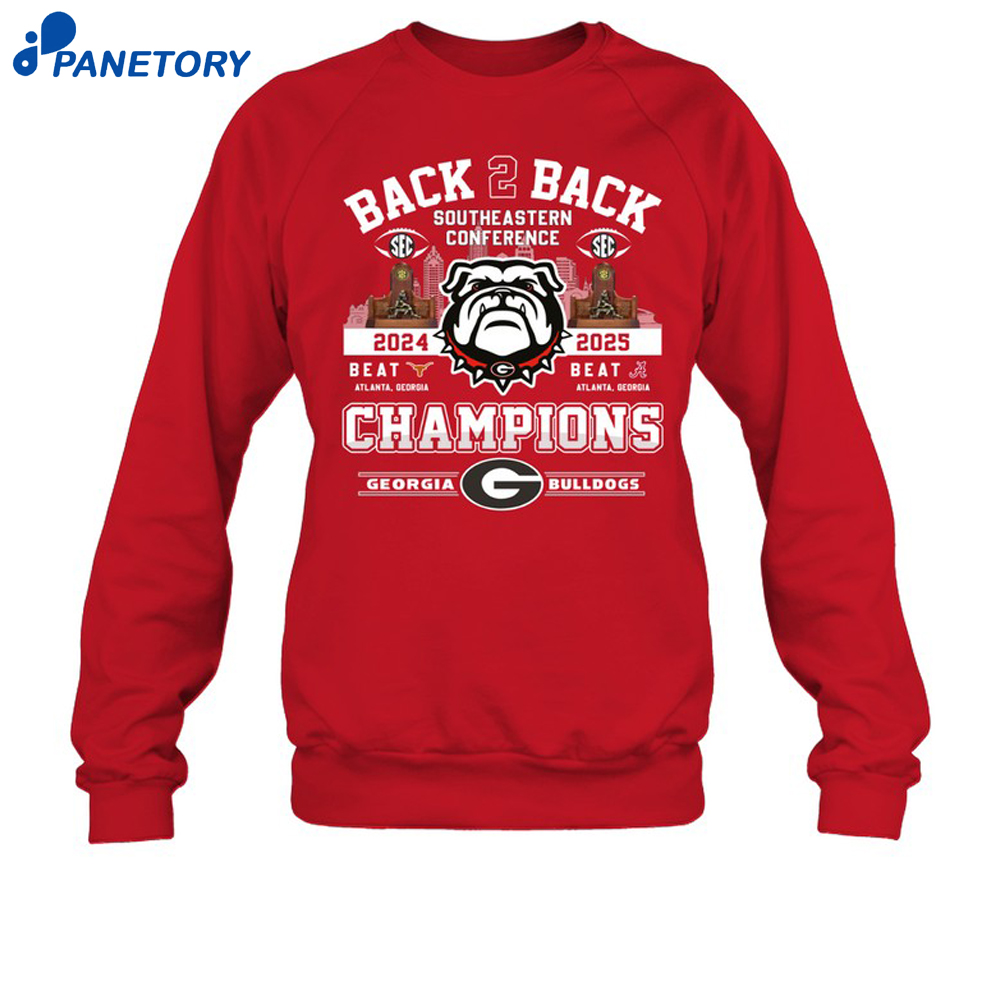 Limited Edition Bulldogs B2B Sec Champs2 Shirt 6 Limited Edition Bulldogs B2B Sec Champs2 Shirt 2