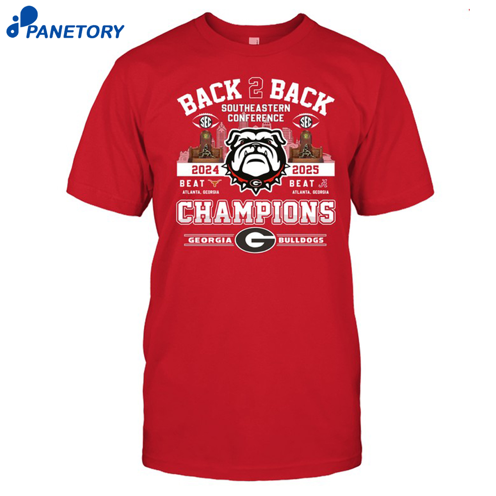 Limited Edition Bulldogs B2B Sec Champs2 Shirt 8 Limited Edition Bulldogs B2B Sec Champs2 Shirt