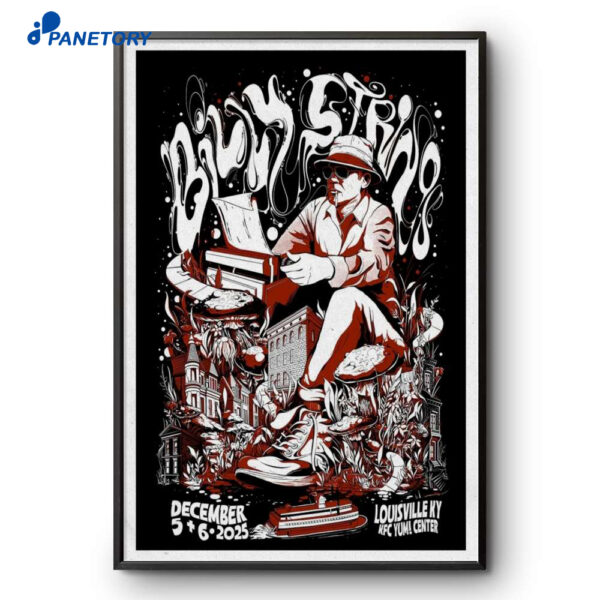 Louisville KY Billy Strings Dec 5 - 6 2025 Poster