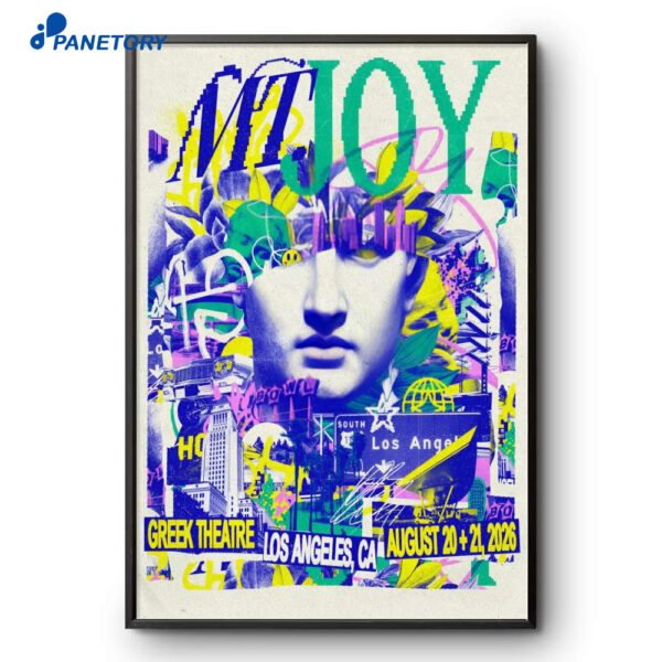 MT. Joy Los Angeles CA Aug 20-21 2026 Poster
