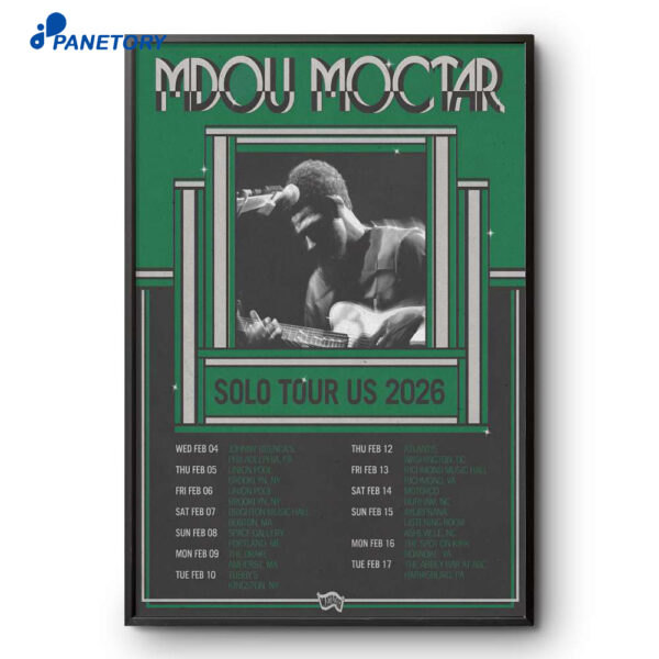 Mdou Moctar Solo US Shows 2026 Poster