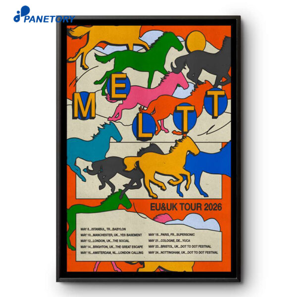 Meltt Eu And UK Shows 2026 Poster