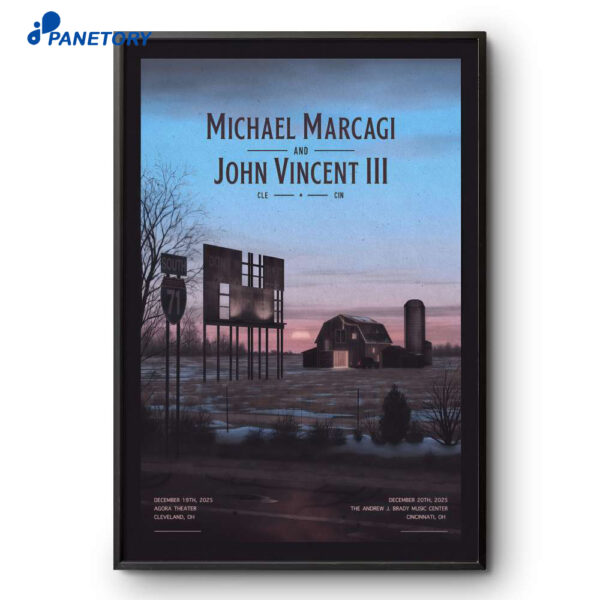 Michael Marcagi Agora Theatre Cleveland OH Dec 19 2025 Poster