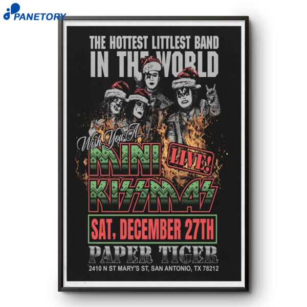 Mini Kiss San Antonio Texas 2025 Poster