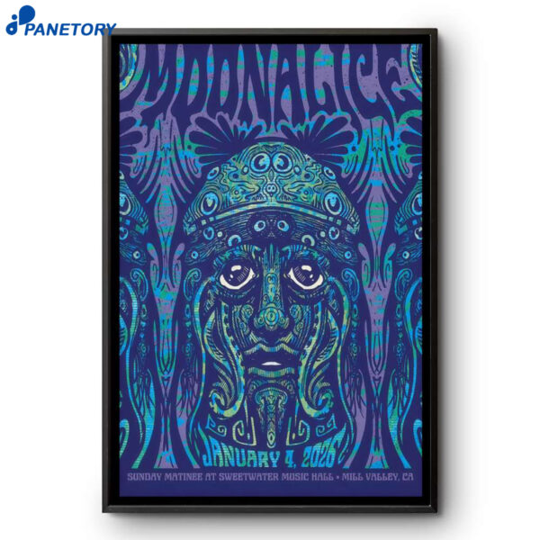 Moonalice Mill Valley CA Jan.4 2026 Poster