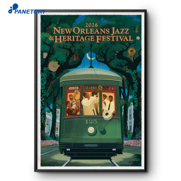 New Orleans Jazz And Heritage Festival New Orleans LA Apr 23 May 3 2926 Poster