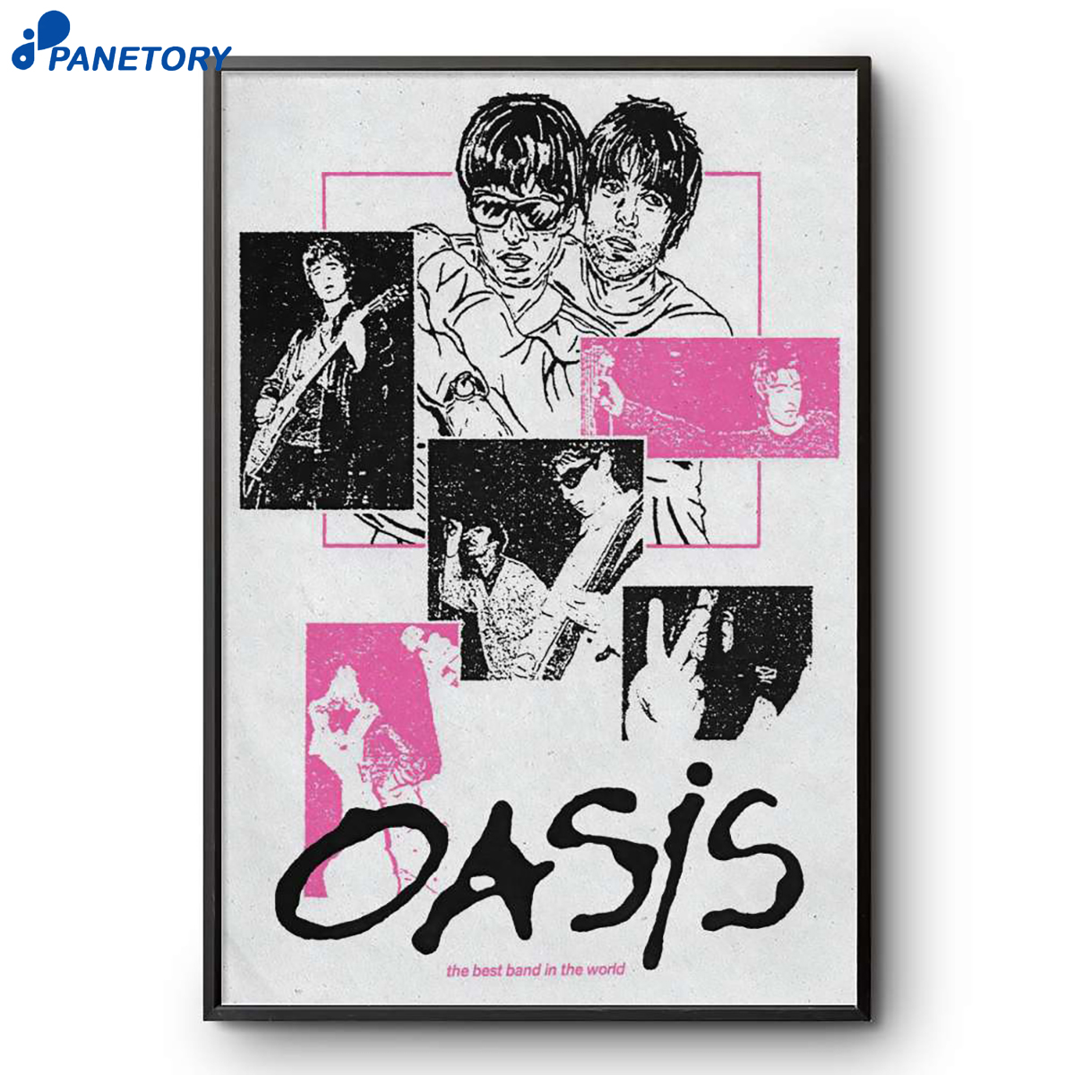 Oasis The Best Band The World Poster 2 Oasis The Best Band The World Poster