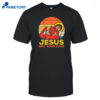 Otis Wrestler Jesus Has Your Back Jiu Jitsu Retro Christian Shirt