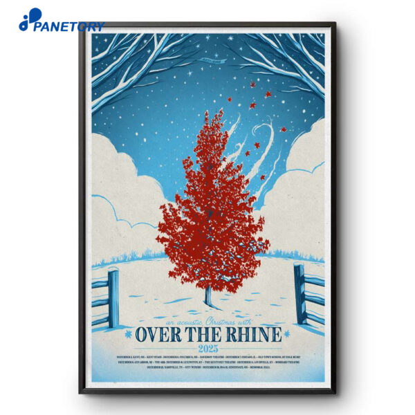 Over The Rhine Acoustic Christmas Shows 2025 Poster