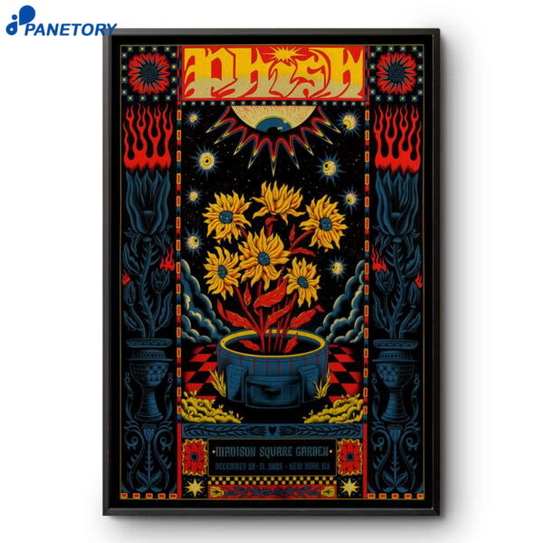 Phish NYE MSG New York 2025 Poster