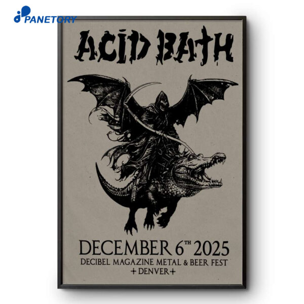 Acid Bath Dec 6 2025 Poster