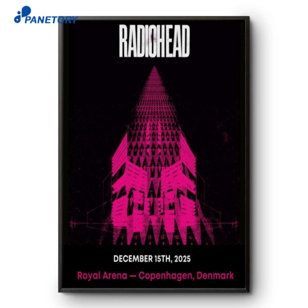 Radiohead Copenhagen DE Dec 15 2025 Poster