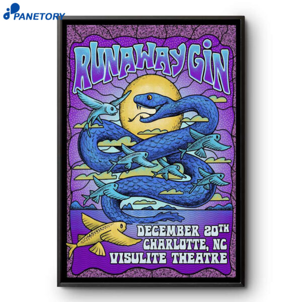 Runaway Gin Event Charlotte Dec 20 2025 Poster