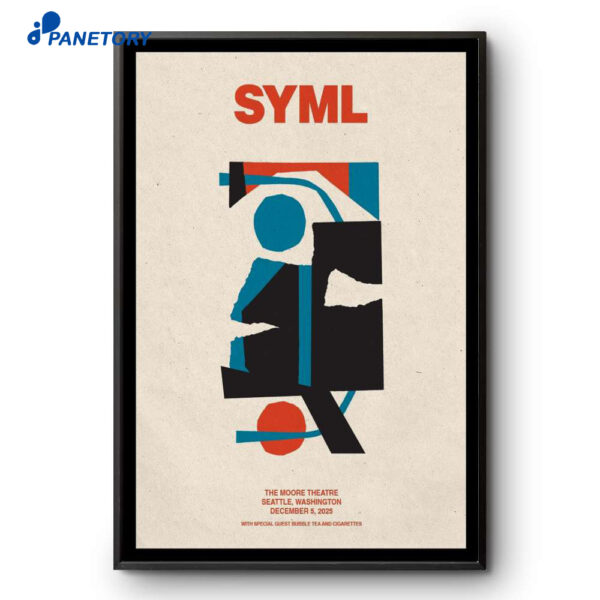 SYML The Moore Theatre Seattle Dec 5 2025 Poster