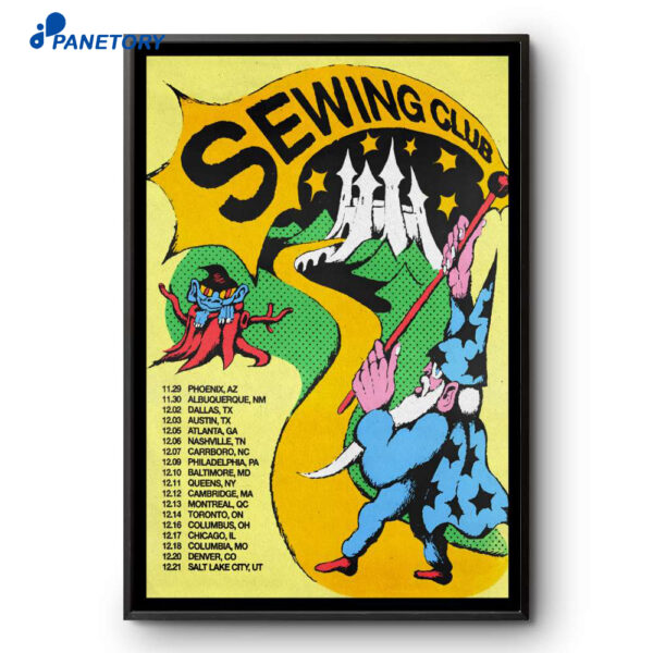 Sewing Club America Tour 2025 Poster